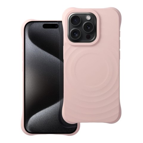 Silicone Zephyr Mag Cover kompatybilny z MagSafe do iPhone 14 PLUS różowy