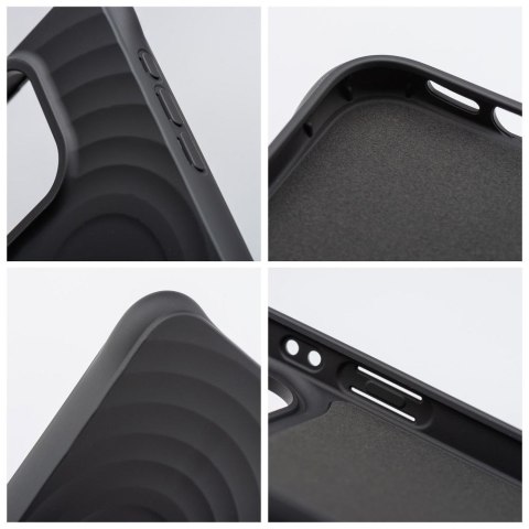 Silicone Zephyr Mag Cover kompatybilny z MagSafe do iPhone 14 PRO czarny