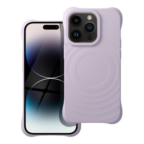 Silicone Zephyr Mag Cover kompatybilny z MagSafe do iPhone 14 PRO liliowy