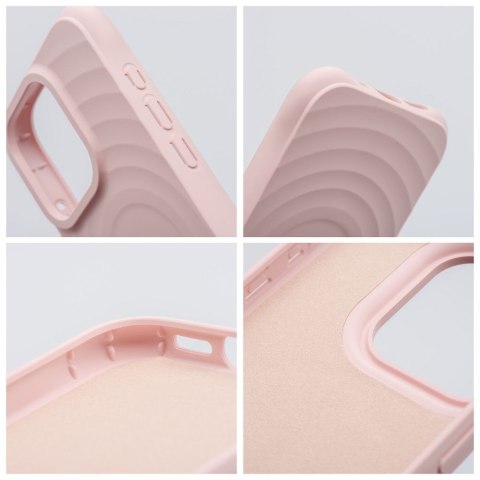 Silicone Zephyr Mag Cover kompatybilny z MagSafe do iPhone 15 PRO MAX różowy