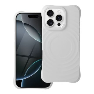 Silicone Zephyr Mag Cover kompatybilny z MagSafe do iPhone 16 PRO biały
