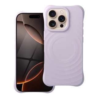 Silicone Zephyr Mag Cover kompatybilny z MagSafe do iPhone 16 PRO liliowy