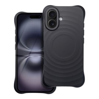 Silicone Zephyr Mag Cover kompatybilny z MagSafe do iPhone 16 czarny