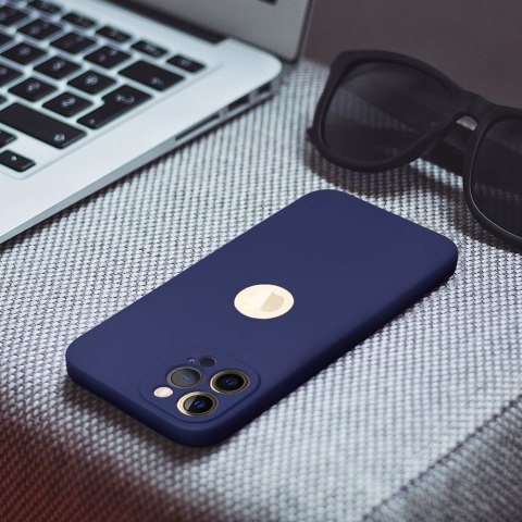 Futerał SOFT do IPHONE 12 ciemny niebieski