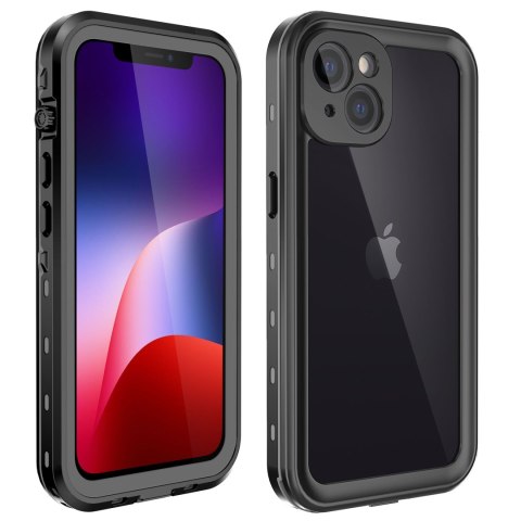 Etui wodoodporny SHELLBOX DOT do iPhone 13 czarny