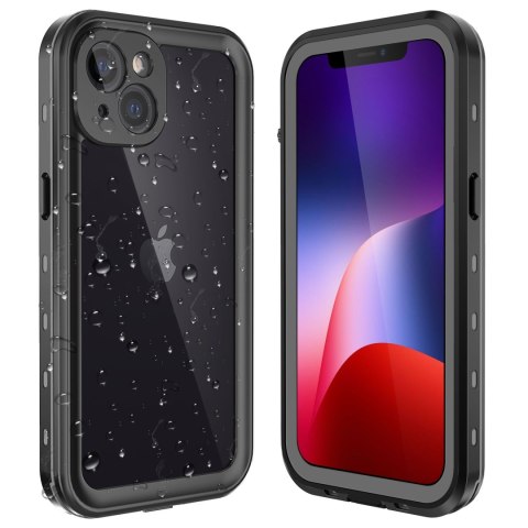 Etui wodoodporny SHELLBOX DOT do iPhone 13 czarny