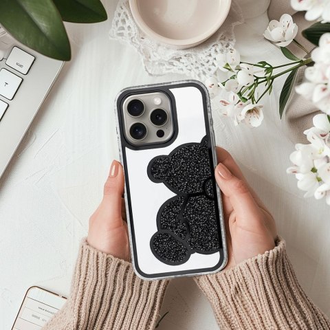 Etui TEDDY BEAR do iPhone 13 czarny