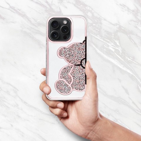 Etui TEDDY BEAR do iPhone 13 różowy