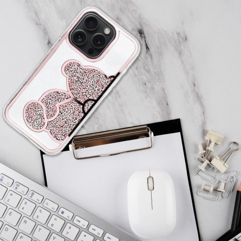 Etui TEDDY BEAR do iPhone 13 różowy