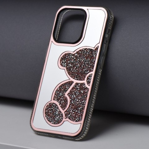 Etui TEDDY BEAR do iPhone 13 różowy
