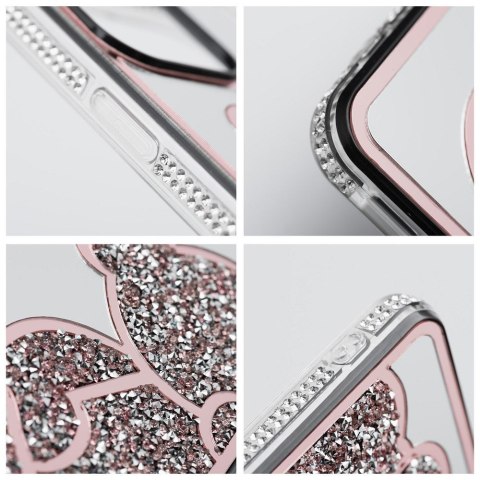 Etui TEDDY BEAR do iPhone 13 różowy