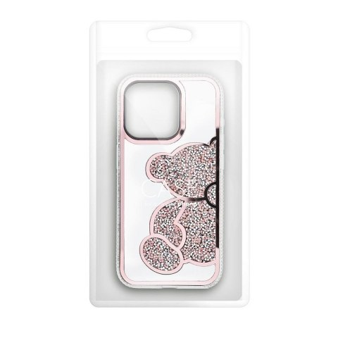 Etui TEDDY BEAR do iPhone 13 różowy