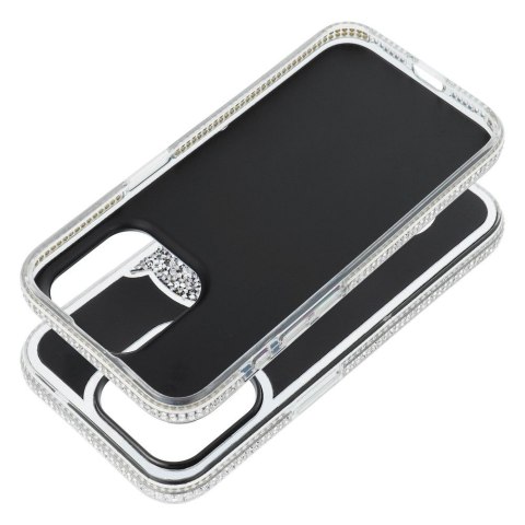 Etui TEDDY BEAR do iPhone 13 srebrny