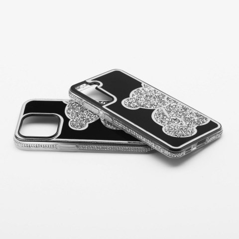 Etui TEDDY BEAR do iPhone 13 srebrny