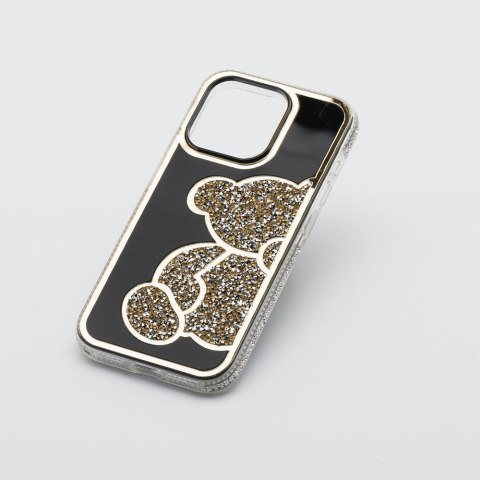 Etui TEDDY BEAR do iPhone 13 złoty