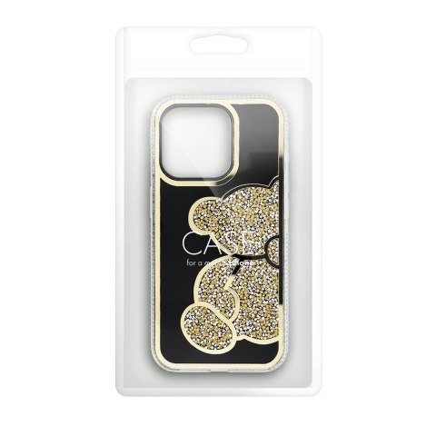 Etui TEDDY BEAR do iPhone 13 złoty