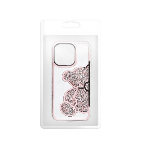 Etui TEDDY BEAR do iPhone 14 Pro różowy