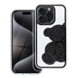 Etui TEDDY BEAR do iPhone 16 czarny