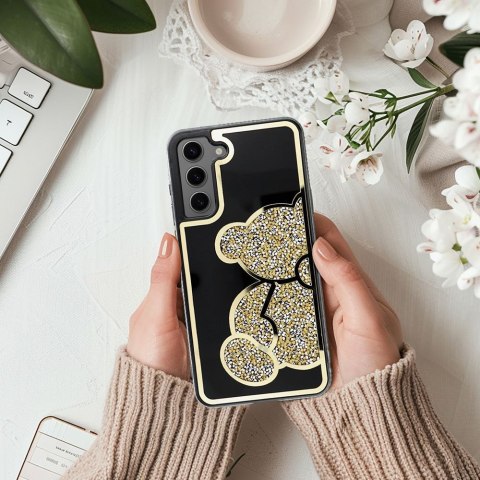Etui TEDDY BEAR do iPhone 7 / 8 / SE 2020 / SE 2022 złoty