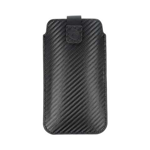 Etui uniwersalny / wsuwka POCKET Carbon - Model 09 - do iPhone 13 mini / 6 / 7 / 8 / 12 mini SAMSUNG S3 (i9300) / S4 (i9500)