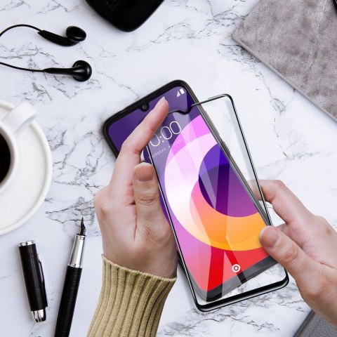 5D Full Glue Ceramic Glass - do iPhone 15 czarny