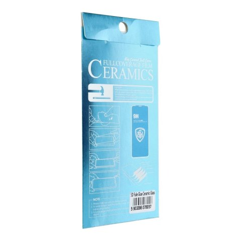 5D Full Glue Ceramic Glass - do iPhone 16 czarny