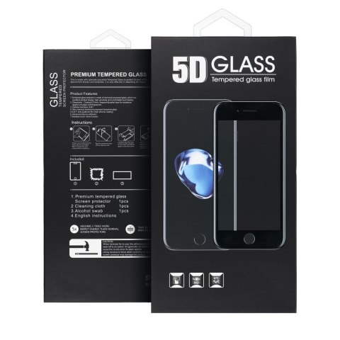 5D Full Glue Tempered Glass - do iPhone 14 Pro (MATTE) czarny