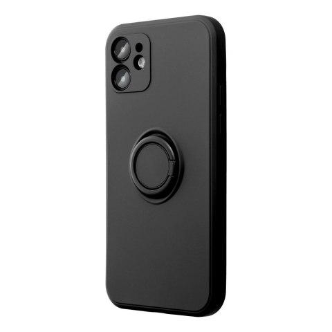 Etui SILICONE RING do iPhone 12 Pro Max czarny