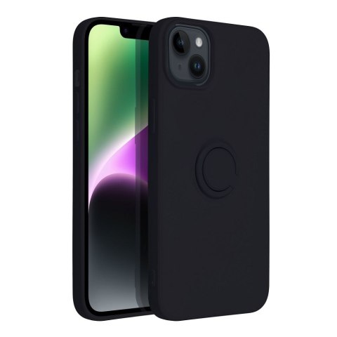 Etui SILICONE RING do iPhone 14 Plus czarny