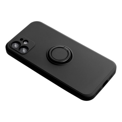 Etui SILICONE RING do iPhone 14 Plus czarny