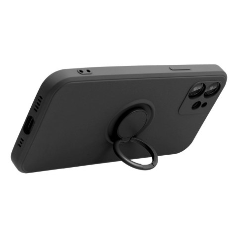 Etui SILICONE RING do iPhone 14 Plus czarny