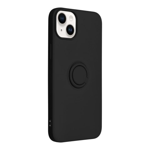 Etui SILICONE RING do iPhone 14 Plus czarny