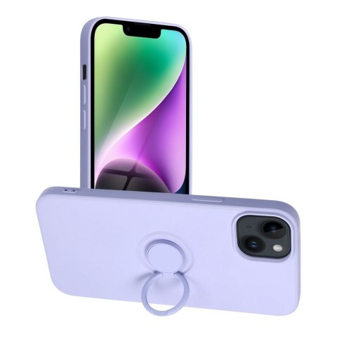 Etui SILICONE RING do iPhone 14 Plus fioletowy