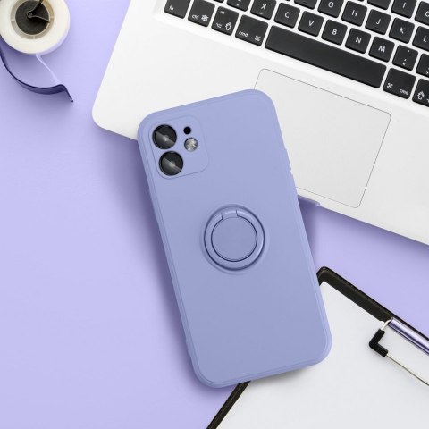 Etui SILICONE RING do iPhone 14 Plus fioletowy