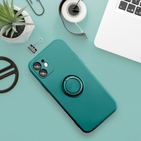 Etui SILICONE RING do iPhone 14 Plus zielony