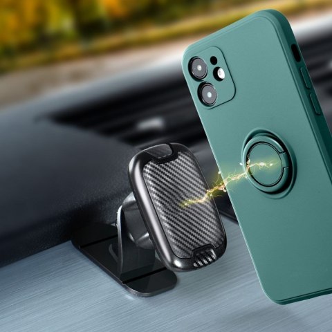 Etui SILICONE RING do iPhone 14 Plus zielony