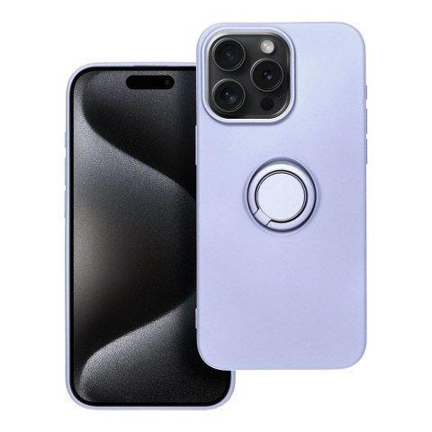 Etui SILICONE RING do iPhone 15 Pro Max fioletowy