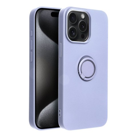 Etui SILICONE RING do iPhone 15 Pro Max fioletowy