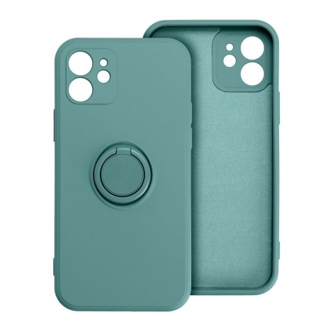 Etui SILICONE RING do iPhone 15 Pro Max zielony