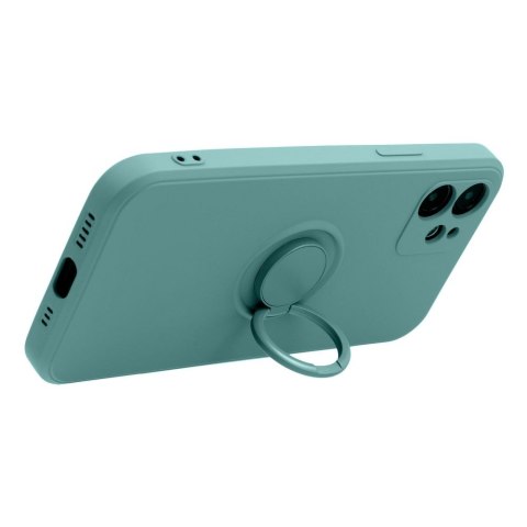 Etui SILICONE RING do iPhone 15 Pro Max zielony