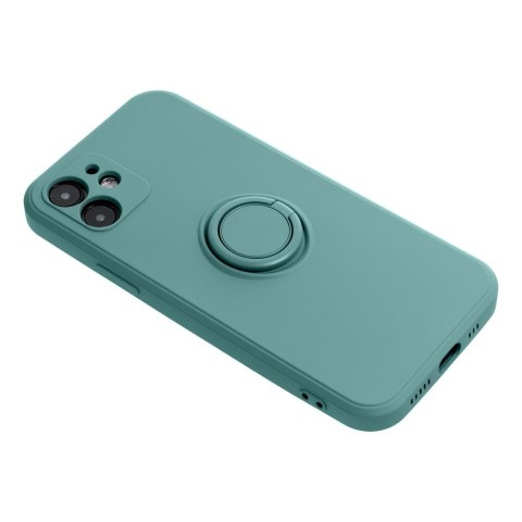 Etui SILICONE RING do iPhone 15 Pro Max zielony