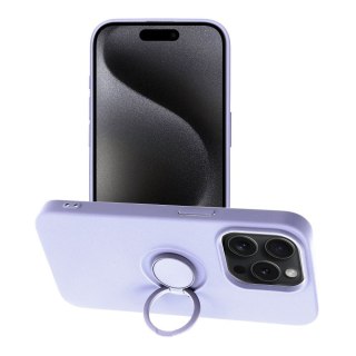 Etui SILICONE RING do iPhone 15 Pro fioletowy