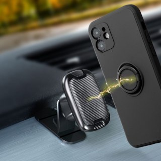 Etui SILICONE RING do iPhone 16 Pro czarny
