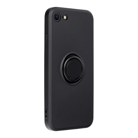 Etui SILICONE RING do iPhone 7 / 8 / SE 2020 / SE 2022 czarny