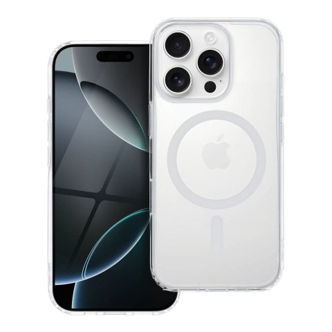 Drop Glue Colorful Ring Mag Cover kompatybilny z MagSafe pasuje do iPhone 11 PRO MAX biały