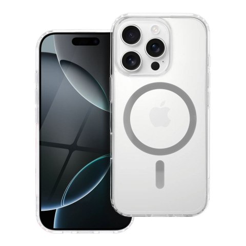 Drop Glue Colorful Ring Mag Cover kompatybilny z MagSafe pasuje do iPhone 11 PRO MAX szary