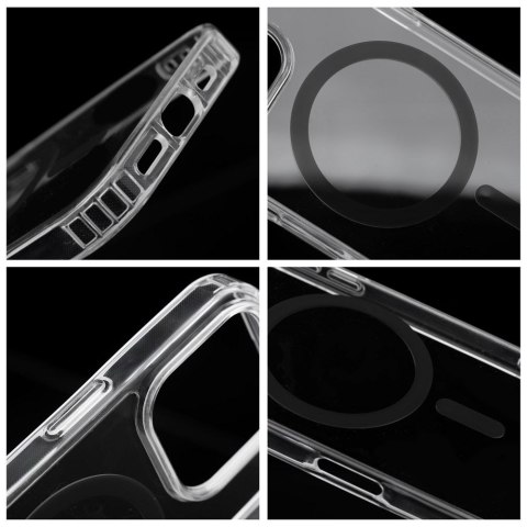 Drop Glue Colorful Ring Mag Cover kompatybilny z MagSafe pasuje do IPHONE 12 / 12 PRO czarny