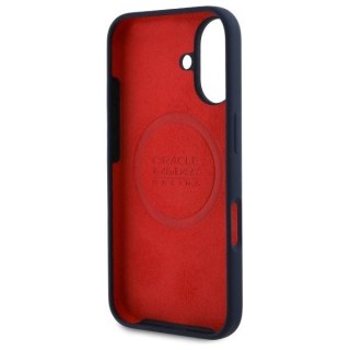RED BULL Etui do iPhone 16 kompatybilny z MagSafe RBHMP16S24SIHSRV (Silicone Horizontal Centered Logo) navy