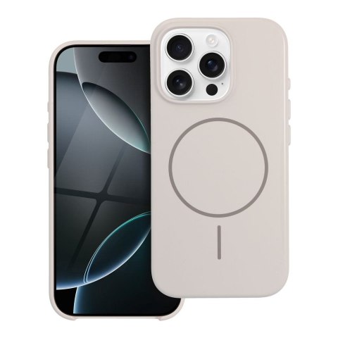 Glossy Mag Cover kompatybilny z MagSafe pasuje do iPhone 14 PRO biały