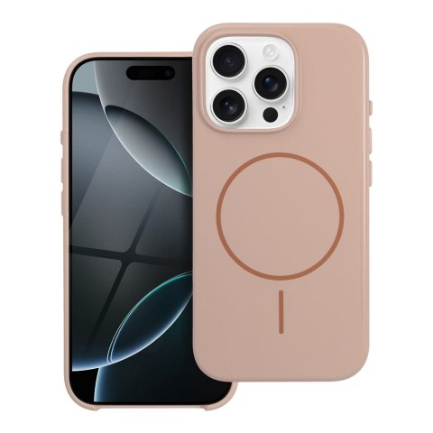 Glossy Mag Cover kompatybilny z MagSafe pasuje do iPhone 14 PRO pustynny złoty